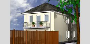 Visualisierung Einfamilienhaus EFH Wesseling von Architekt / Architekturbüro Köln Dipl.-Ing. Lubov Schopow