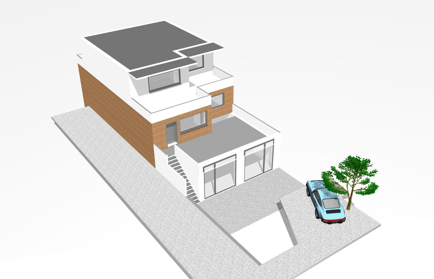 Profi-Visualisierung Modernisierung Immobillien · Architekt / Architekturbüro Schopow Köln Bonn, AKNW