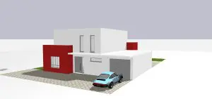 3D Visualisierung EFH Einfamilienhaus Kerpen von Architekt / Architekturbüro Köln Dipl.-Ing. Lubov Schopow